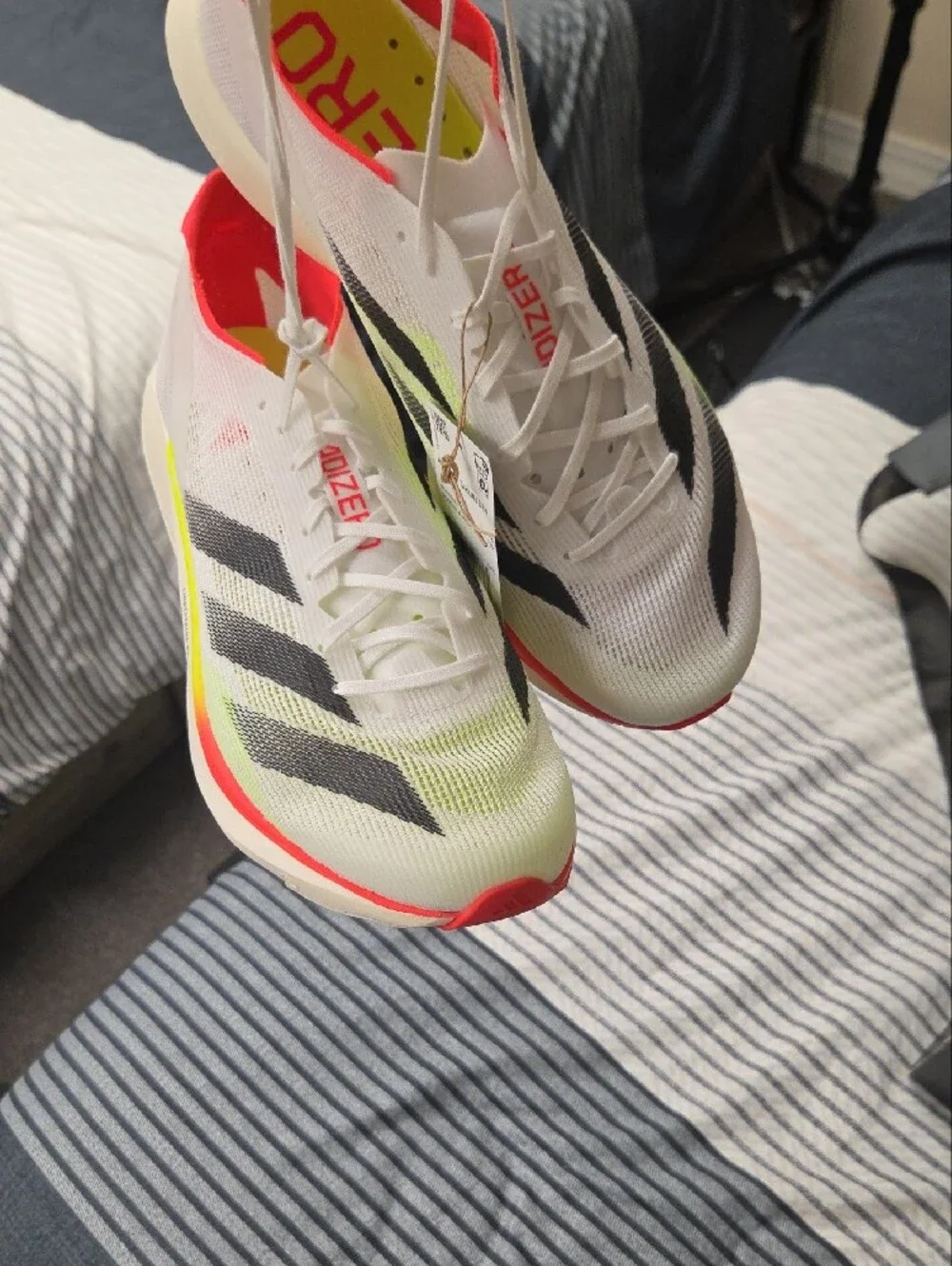 adidas Adizero Takumi Sen 10 W - White and Black